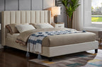 T2190 Platform Bed Velvet