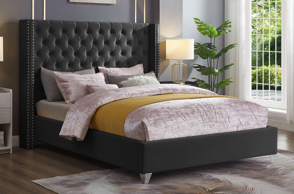 T2380 Platform Bed Velvet