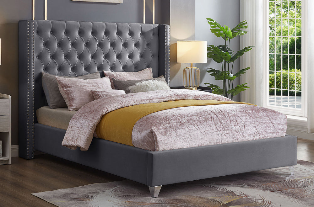 T2380 Platform Bed Velvet