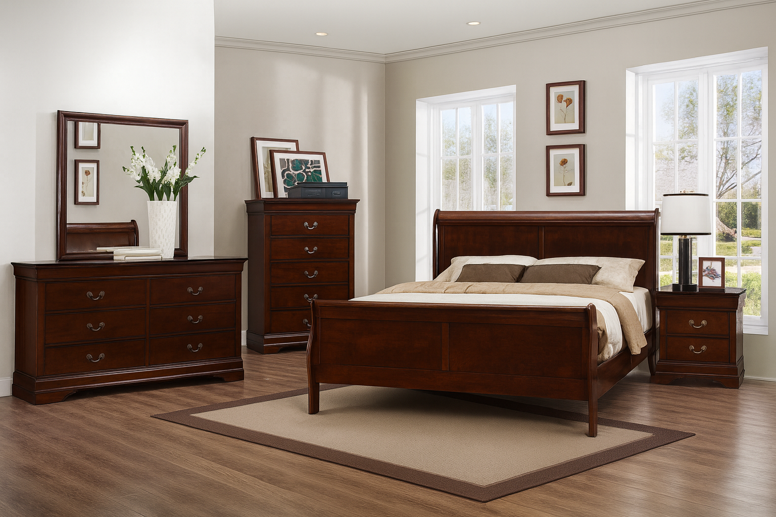 Louis Phillipe Bedroom Set