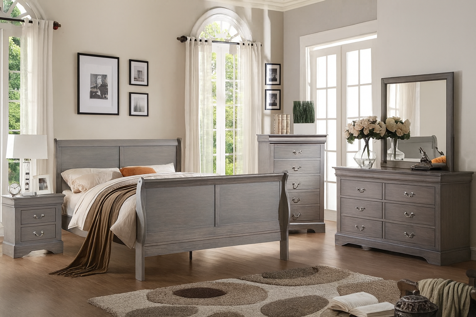 Louis Phillipe Bedroom Set