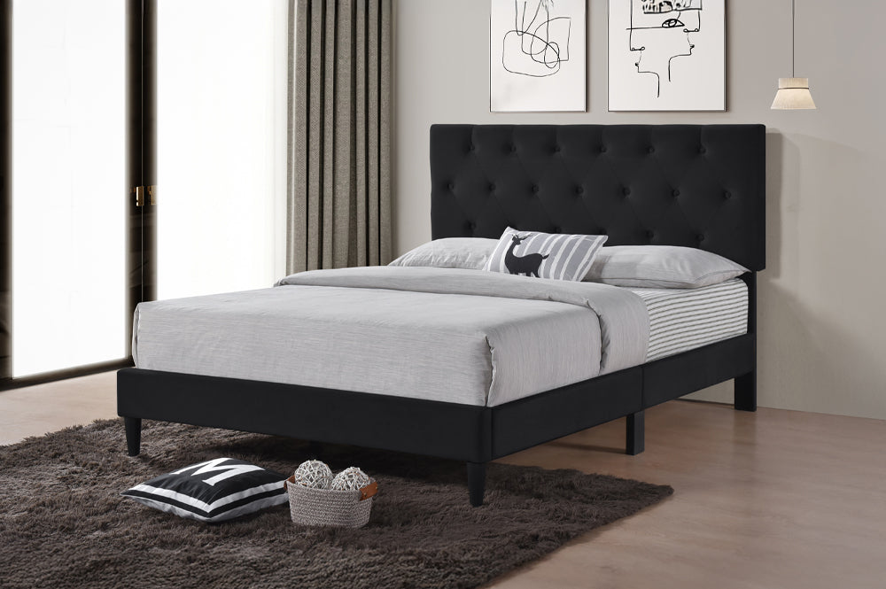 T2106 Platform Bed with Adjustable Headboard