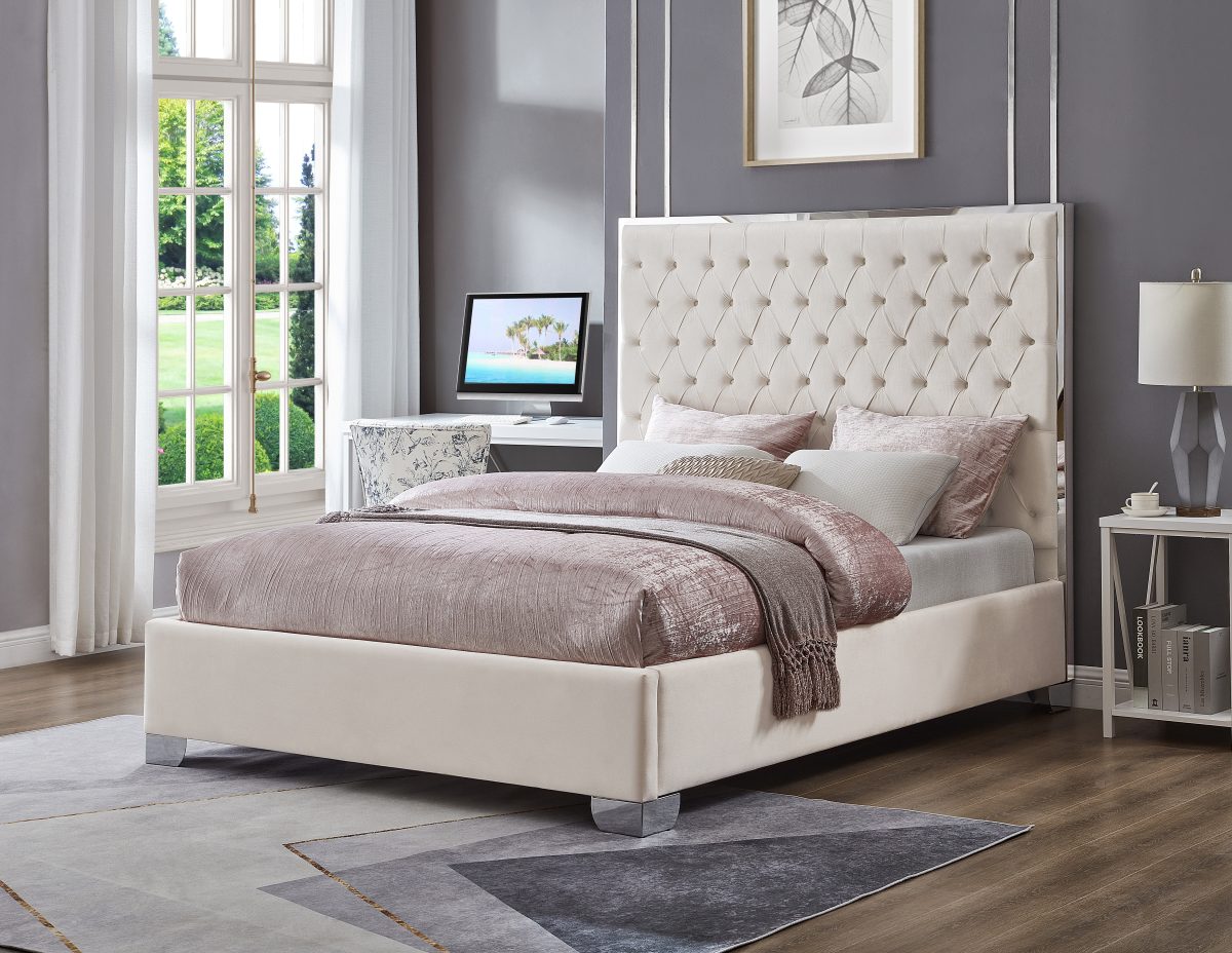 T2385 Platform Bed Velvet