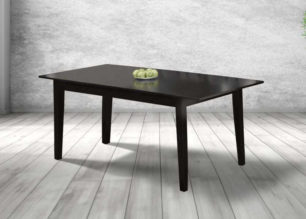 T3009 60″-72″ Extendable Espresso Wood Dining Table