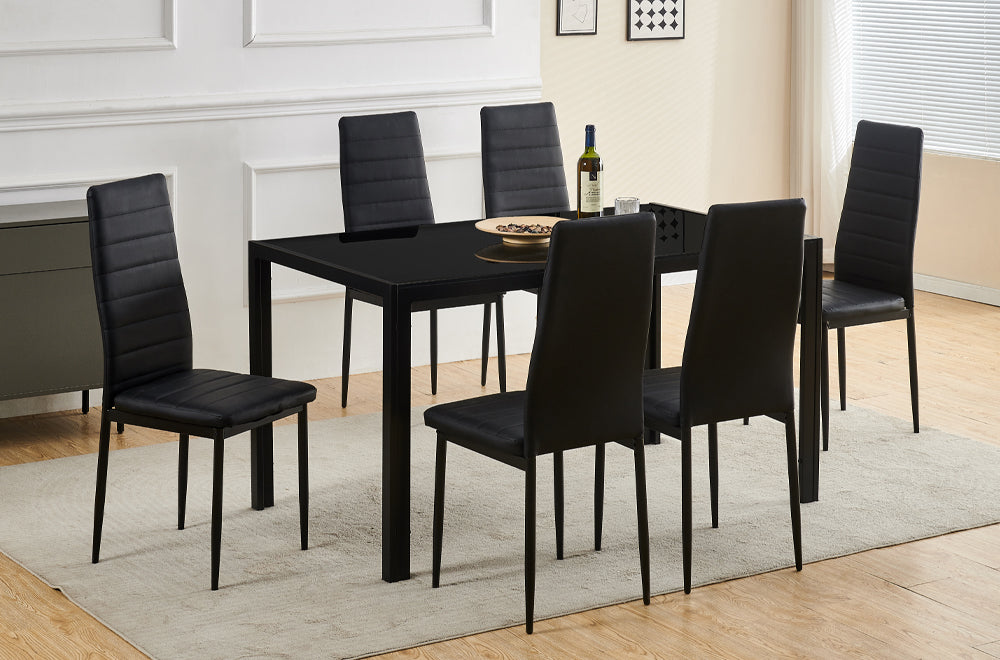 T3406/3407 Black Dining Set