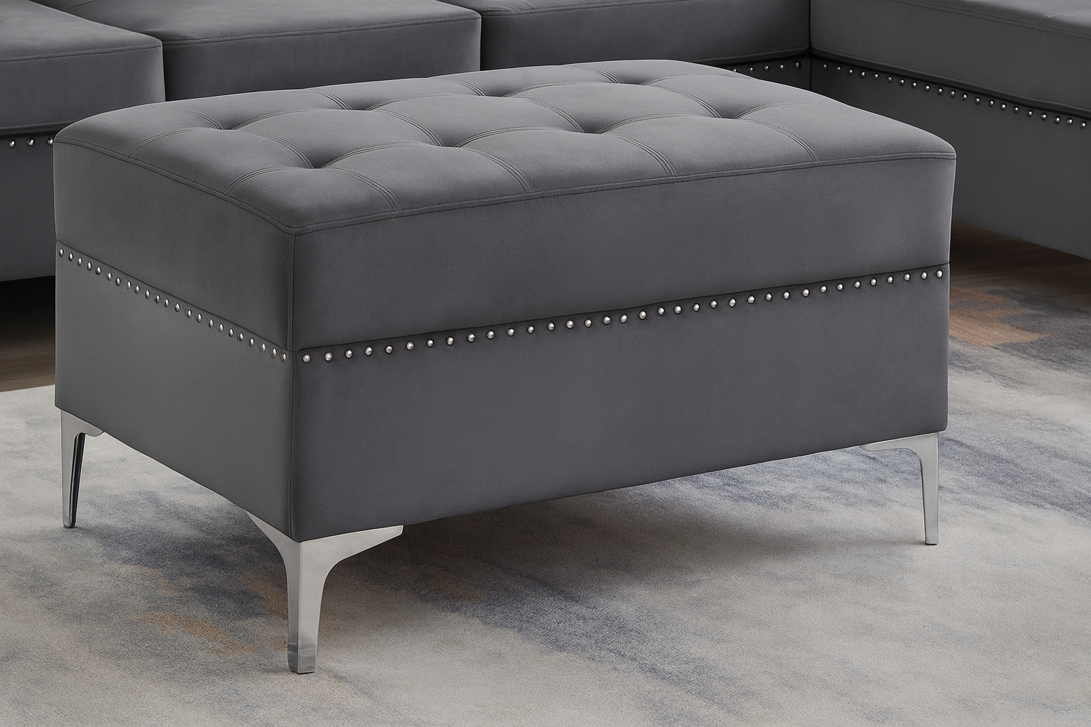 T1233 Storage Ottoman